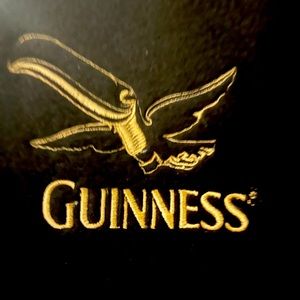 Guiness Black fleece jacket NWT 2XX